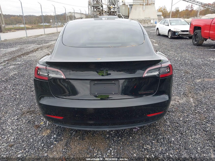 2022 Tesla Model 3 Performance Dual Motor All-Wheel Drive VIN: 5YJ3E1EC6NF107926 Lot: 43549875