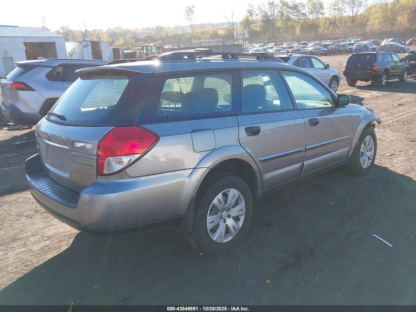 4S4BP60C587315439 2008 SUBARU OUTBACK photo no. 4