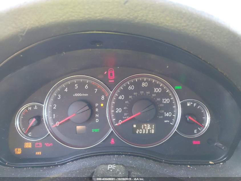 4S4BP60C587315439 2008 SUBARU OUTBACK photo no. 7