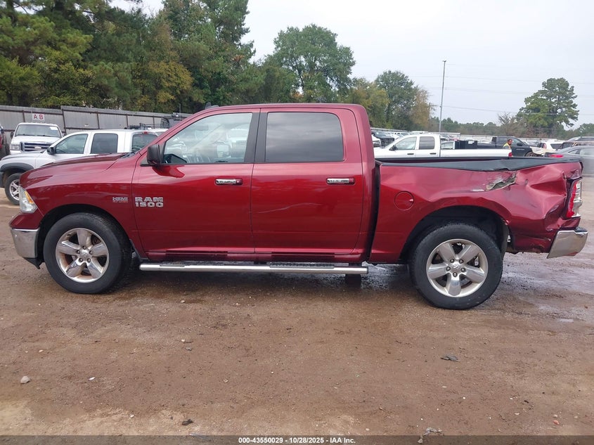 2016 Ram 1500 Slt VIN: 3C6RR6LT8GG363942 Lot: 43550029