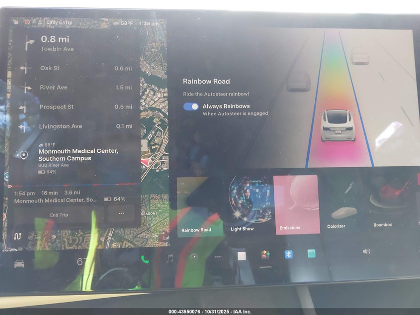 2023 Tesla Model X Dual Motor All-Wheel Drive/Standard Range VIN: 7SAXCBE5XPF368576 Lot: 43550076