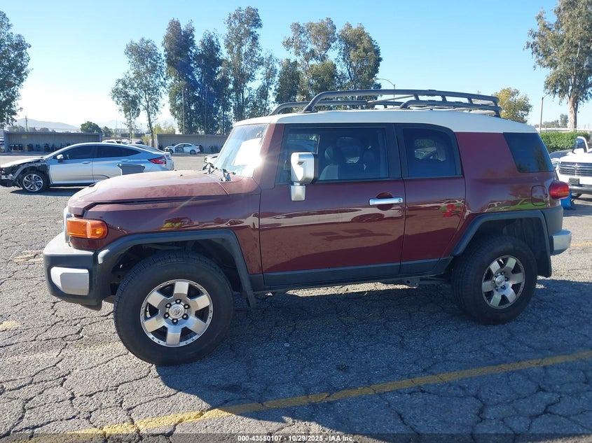 2008 Toyota Fj Cruiser VIN: JTEBU11F98K025061 Lot: 43550107