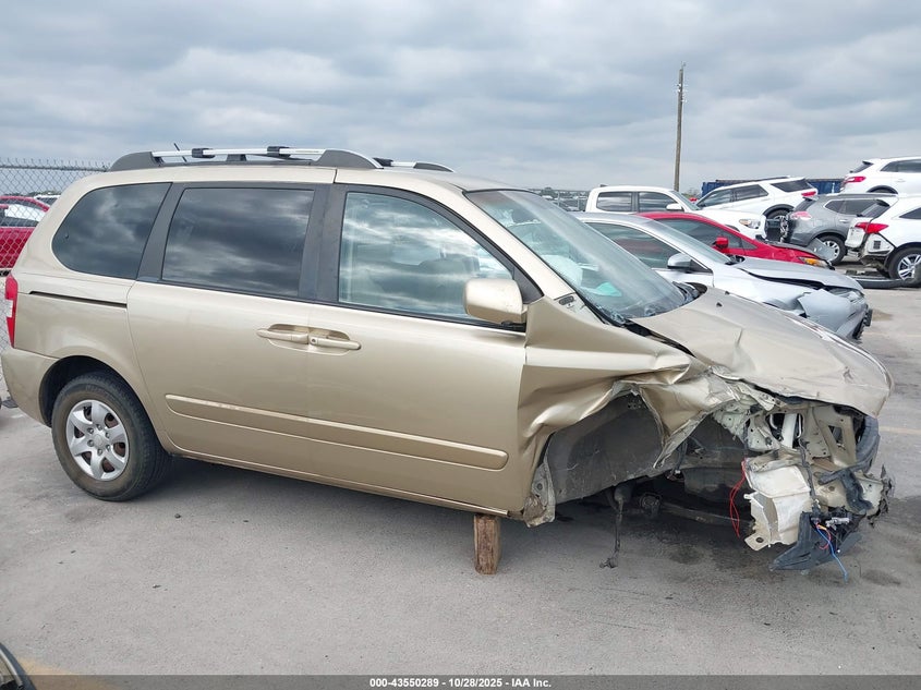 2007 Kia Sedona VIN: KNDMB133X76141799 Lot: 43550289
