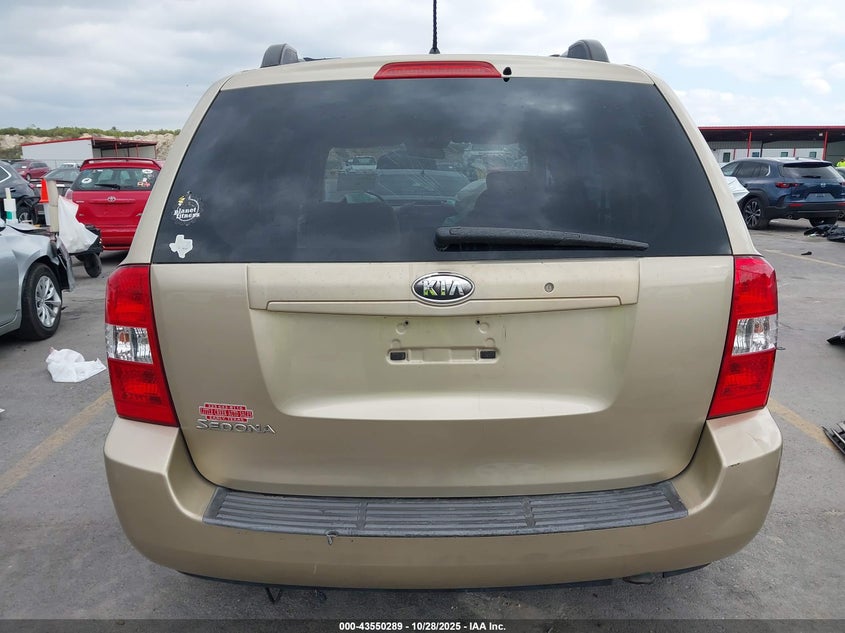 2007 Kia Sedona VIN: KNDMB133X76141799 Lot: 43550289