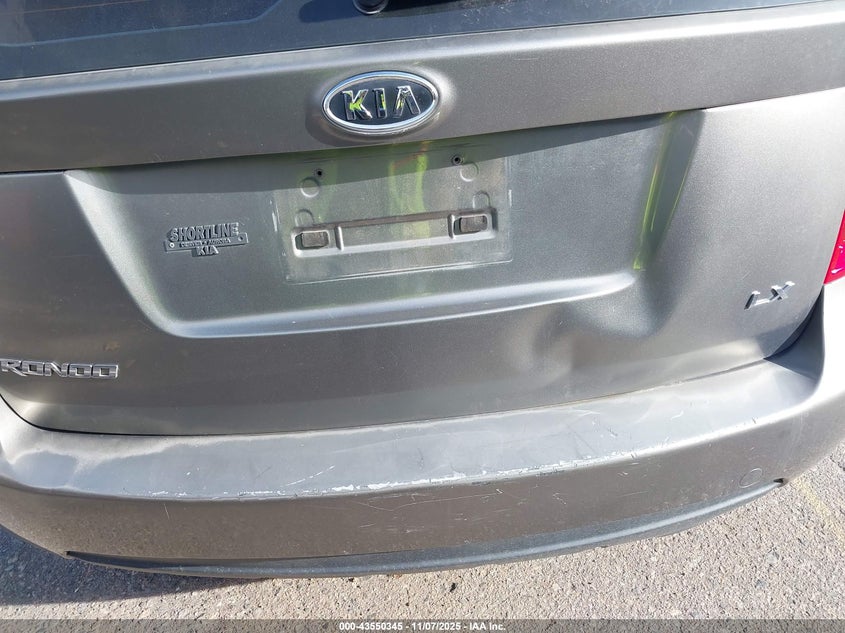 2009 Kia Rondo Lx VIN: KNAFG528397255409 Lot: 43550345