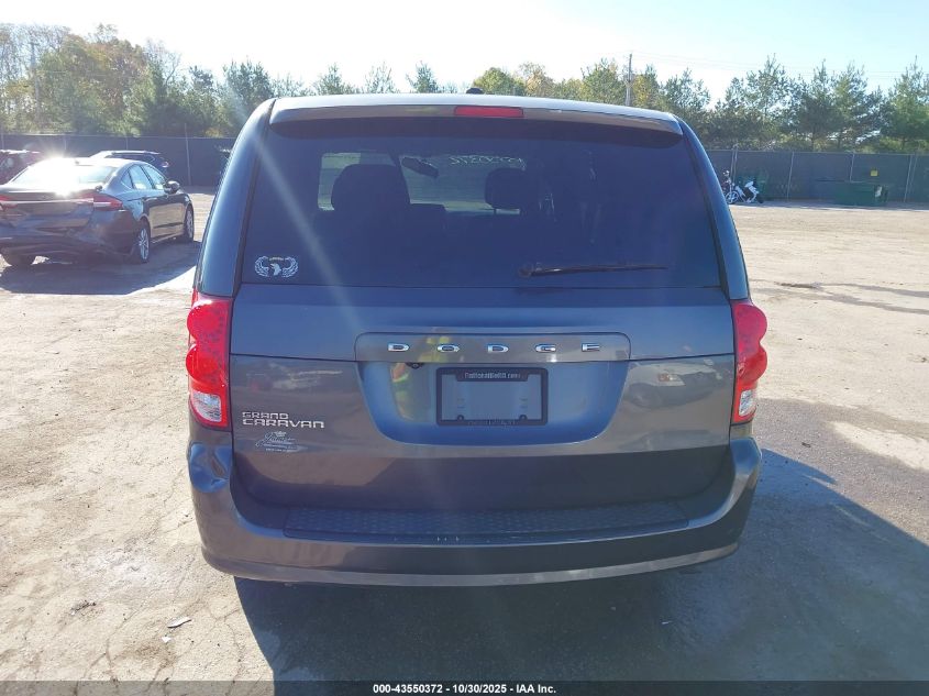 2017 Dodge Grand Caravan Se Plus VIN: 2C4RDGBG0HR618709 Lot: 43550372