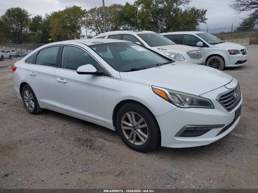 2015 HYUNDAI SONATA SE - 5NPE24AF7FH186108