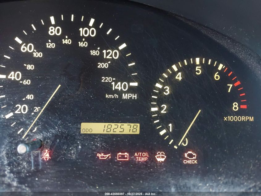 2001 Lexus Rx 300 VIN: JTJHF10U110222247 Lot: 43550397