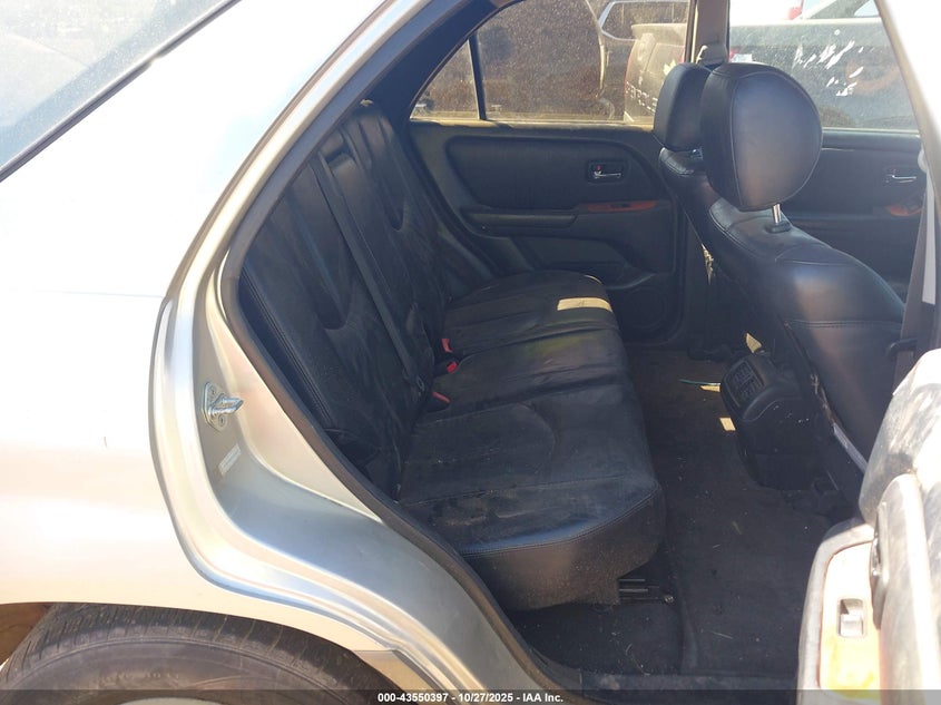 2001 Lexus Rx 300 VIN: JTJHF10U110222247 Lot: 43550397