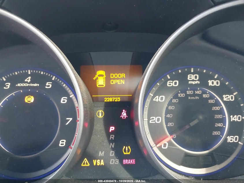 2008 Acura Mdx Technology Package VIN: 2HNYD28458H538379 Lot: 43550478