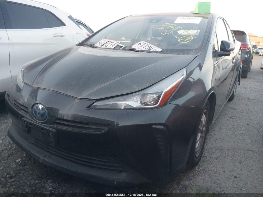 2019 Toyota Prius L Eco VIN: JTDKARFUXK3090263 Lot: 43550557