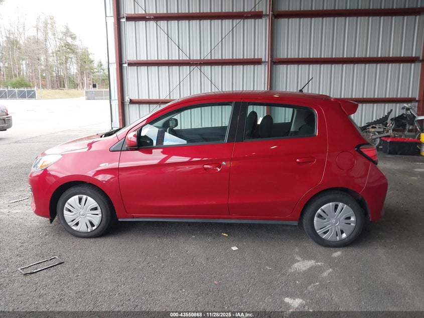 2024 Mitsubishi Mirage Es/Le VIN: ML32AUHJ6RH031216 Lot: 43550868