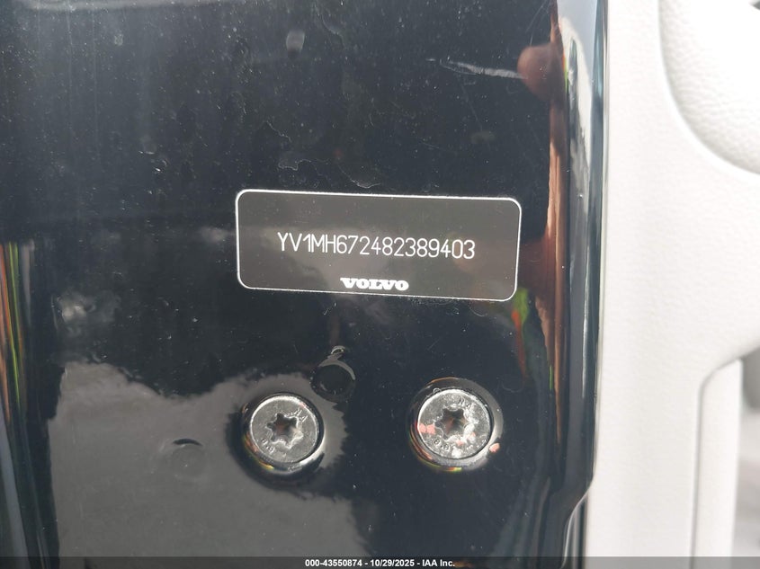2008 Volvo S40 T5 VIN: YV1MH672482389403 Lot: 43550874