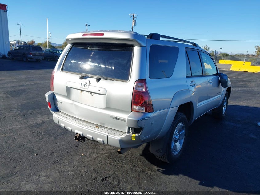JTEBU17R858044887 2005 TOYOTA 4RUNNER photo no. 4