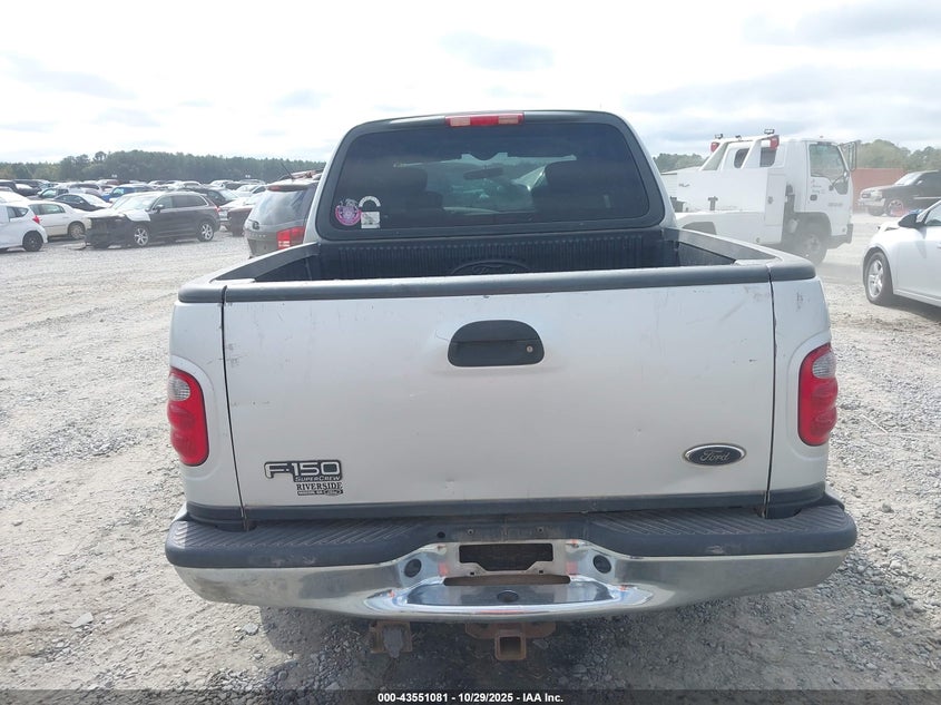 2003 Ford F-150 Lariat/Xlt VIN: 1FTRW07L63KB63427 Lot: 43551081