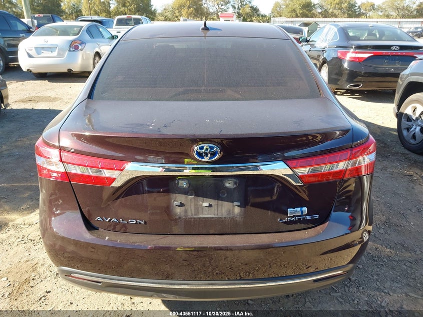 2013 Toyota Avalon Hybrid Limited VIN: 4T1BD1EB3DU017169 Lot: 43551117