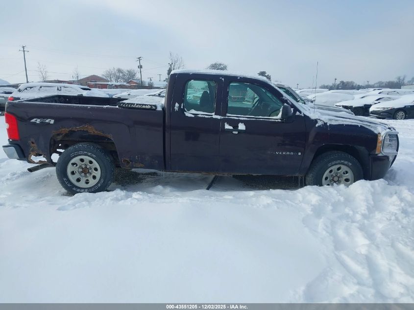 2008 Chevrolet Silverado 1500 Work Truck VIN: 1GCEK19C48E134575 Lot: 43551205