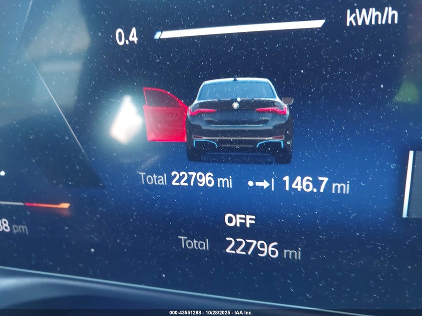 2023 BMW I4 Edrive40 VIN: WBY73AW09PFR30259 Lot: 43551288