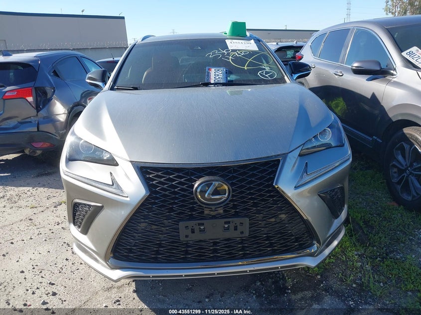 2019 Lexus Nx 300 F Sport VIN: JTJYARBZ5K2153994 Lot: 43551299