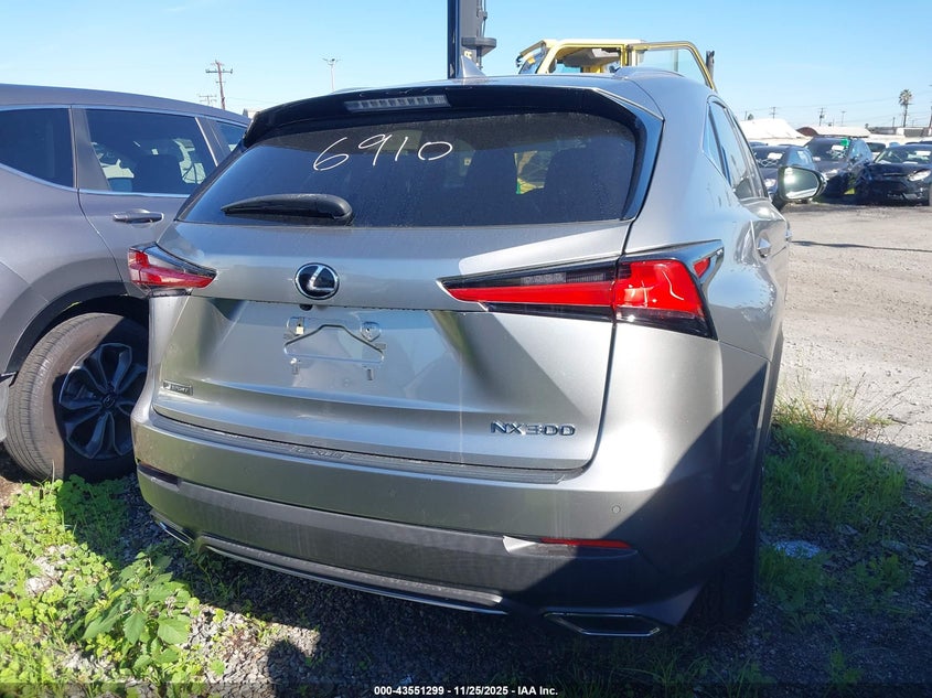 2019 Lexus Nx 300 F Sport VIN: JTJYARBZ5K2153994 Lot: 43551299