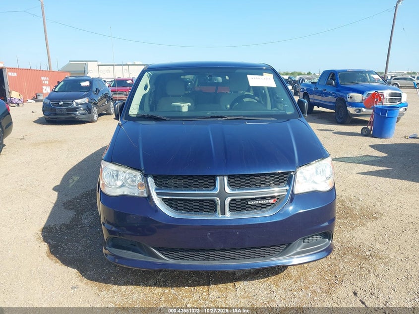 2015 Dodge Grand Caravan Se VIN: 2C4RDGBG1FR592179 Lot: 43551323