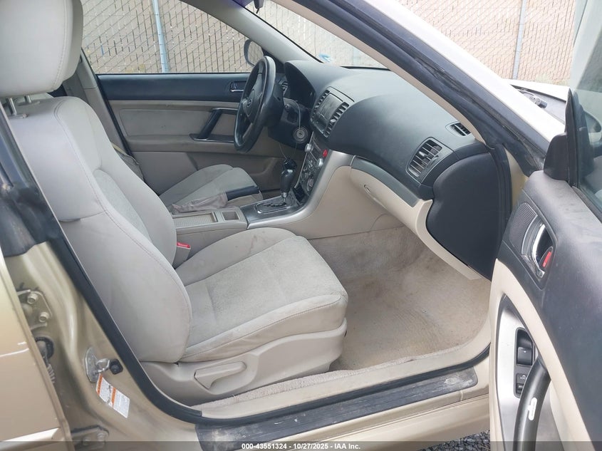 2008 Subaru Legacy 2.5I VIN: 4S3BL616087203866 Lot: 43551324