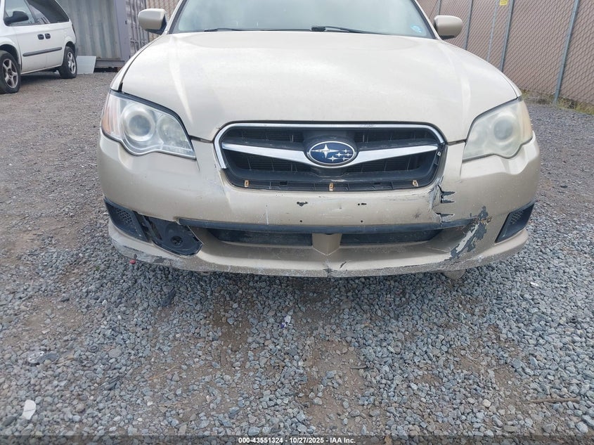 2008 Subaru Legacy 2.5I VIN: 4S3BL616087203866 Lot: 43551324