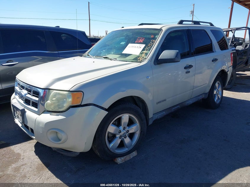 1FMCU031X8KD08004 2008 FORD ESCAPE photo no. 2