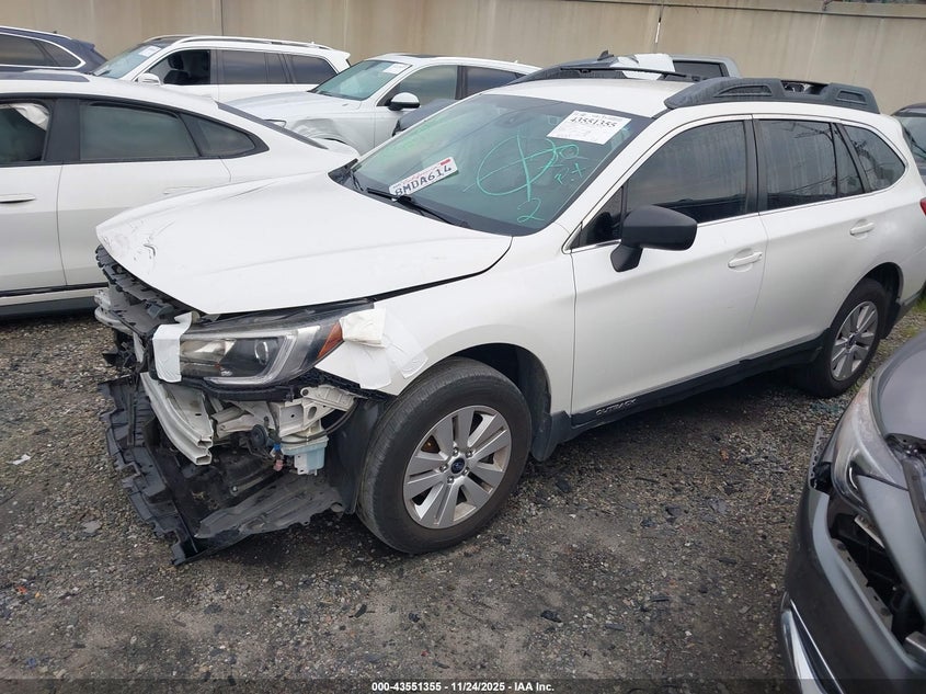 Vin: 4s4bsabc5k3392597, lot: 44046394, subaru outback 2.5i 20192