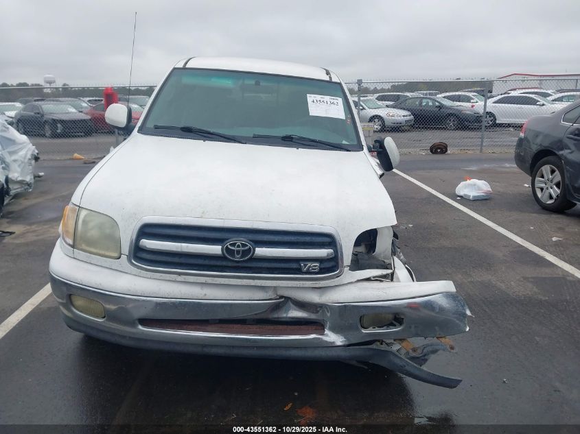 2002 Toyota Tundra Ltd V8 VIN: 5TBBT48172S268184 Lot: 43551362