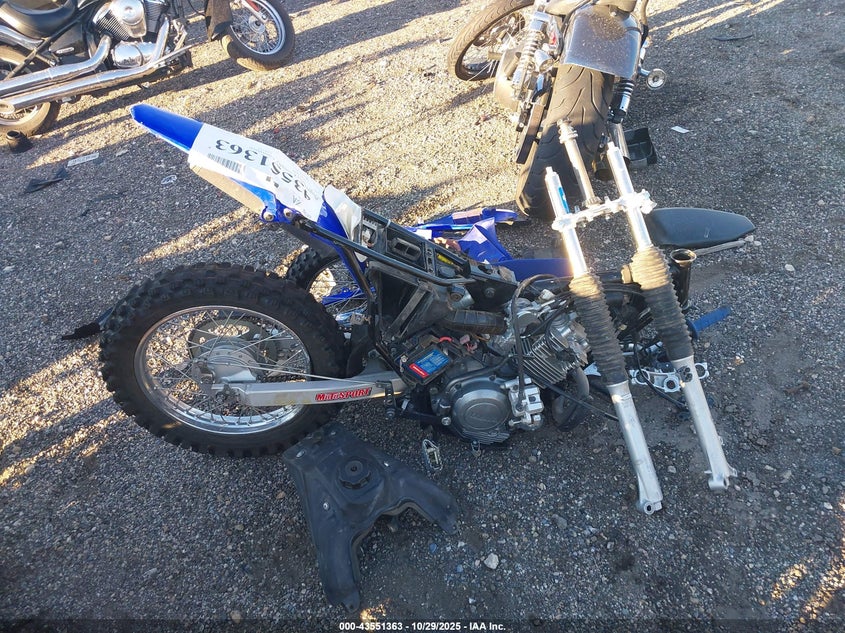 2022 Yamaha Ttr125 Le VIN: 9C6CE22E0N0001913 Lot: 43551363