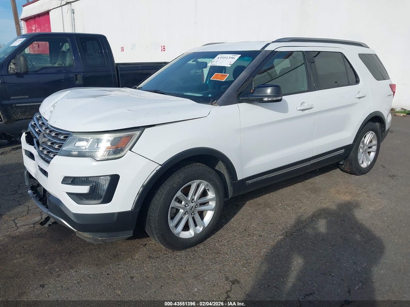 Vin: 1fm5k7dh2ggb27354, lot: 44046435, ford explorer xlt 20162