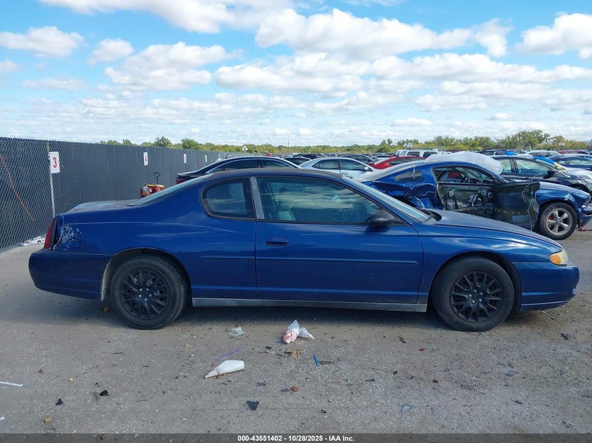 2004 Chevrolet Monte Carlo Ls VIN: 2G1WW12E449354924 Lot: 43551402