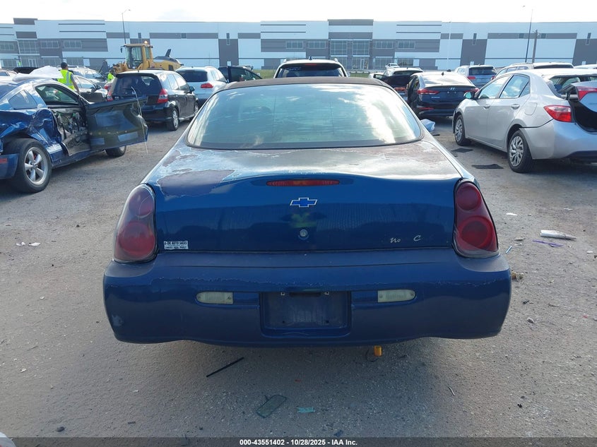 2004 Chevrolet Monte Carlo Ls VIN: 2G1WW12E449354924 Lot: 43551402