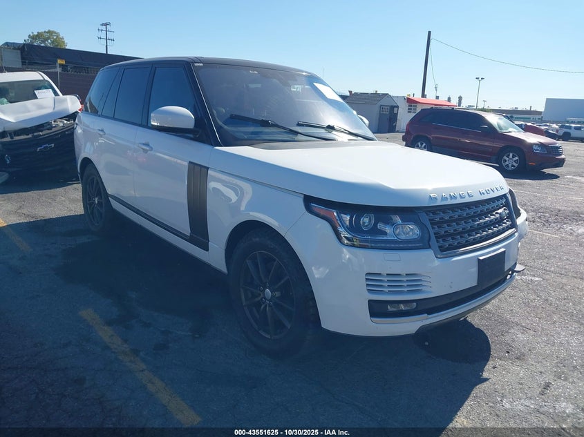 LAND ROVER RANGE ROVER 3.0L V6 TURBOCHARGED DIESEL TD6