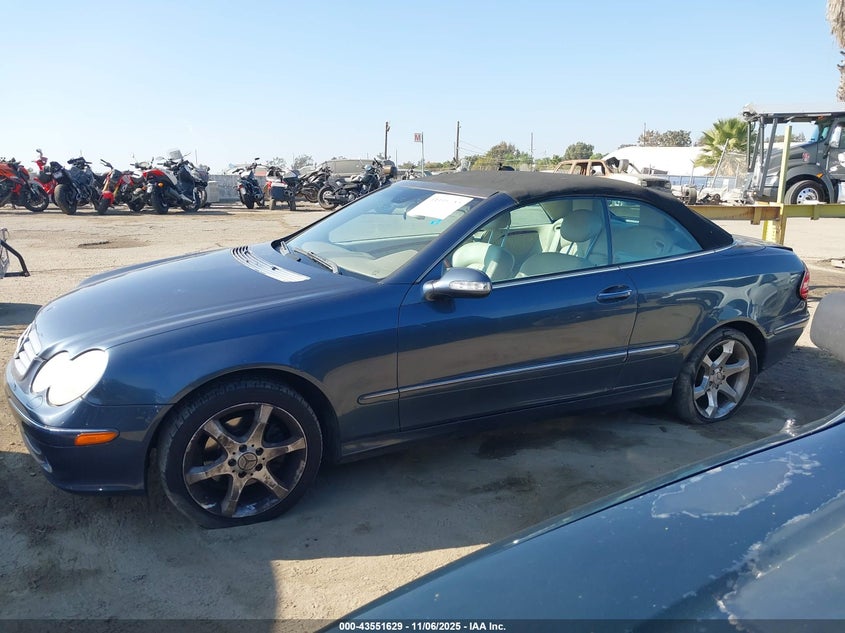 2005 Mercedes-Benz Clk 320 VIN: WDBTK65JX5F140278 Lot: 43551629