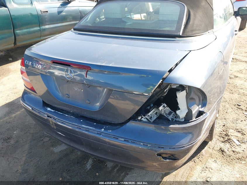 2005 Mercedes-Benz Clk 320 VIN: WDBTK65JX5F140278 Lot: 43551629