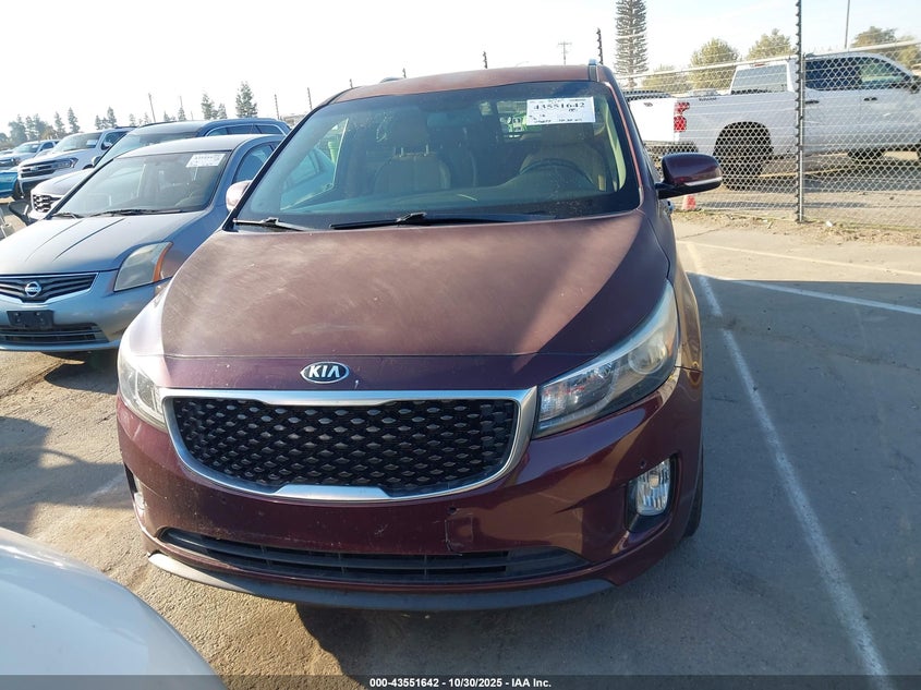 2018 Kia Sedona Sx VIN: KNDMC5C15J6404257 Lot: 43551642