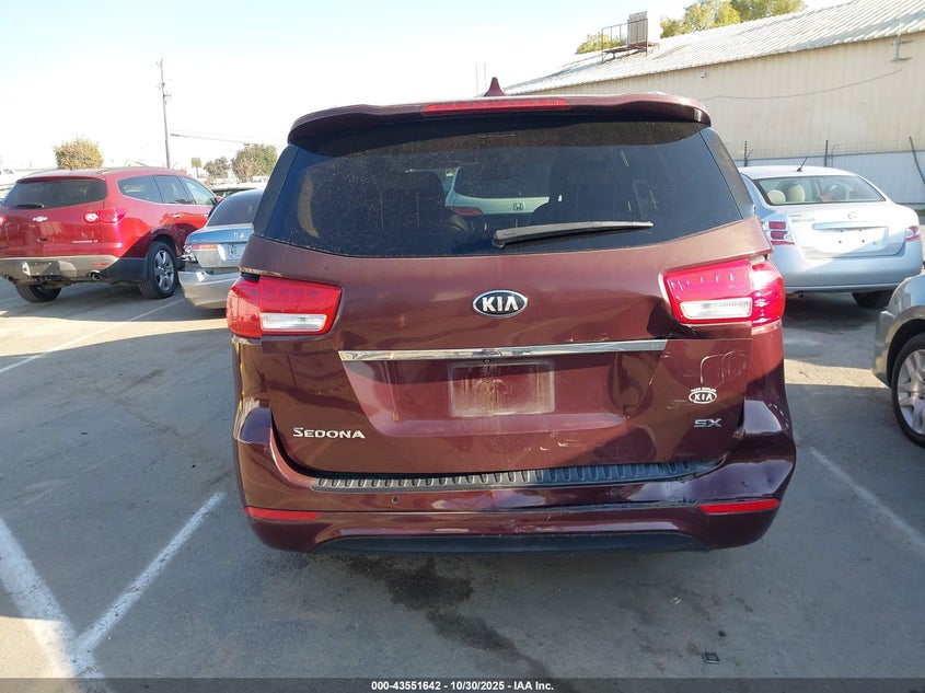 2018 Kia Sedona Sx VIN: KNDMC5C15J6404257 Lot: 43551642