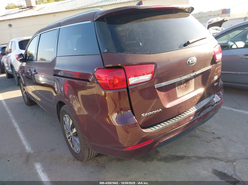 2018 Kia Sedona Sx VIN: KNDMC5C15J6404257 Lot: 43551642