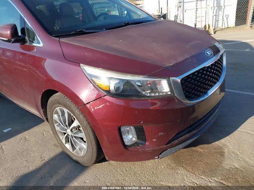 2018 Kia Sedona Sx VIN: KNDMC5C15J6404257 Lot: 43551642