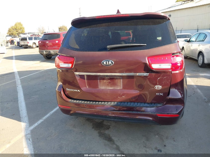 2018 Kia Sedona Sx VIN: KNDMC5C15J6404257 Lot: 43551642