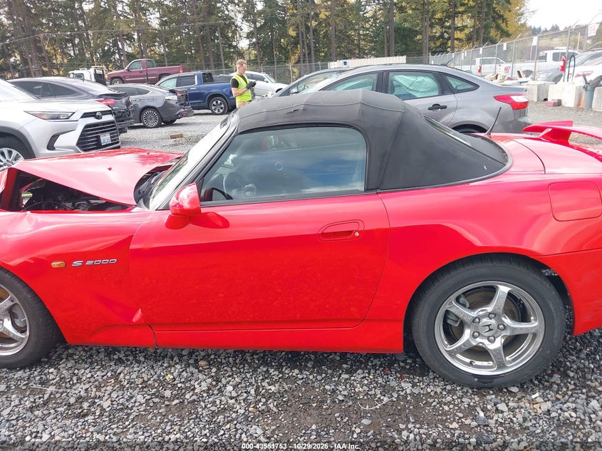 2003 Honda S2000 VIN: JHMAP11463T004112 Lot: 43551753