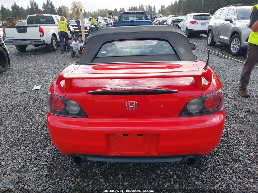 2003 Honda S2000 VIN: JHMAP11463T004112 Lot: 43551753