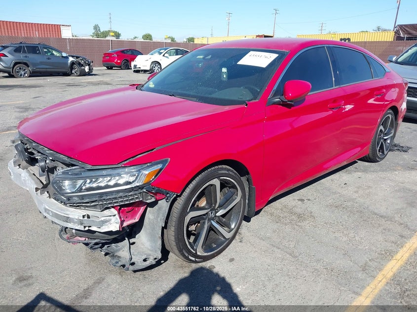 1HGCV1F37JA247082 2018 HONDA ACCORD photo no. 2