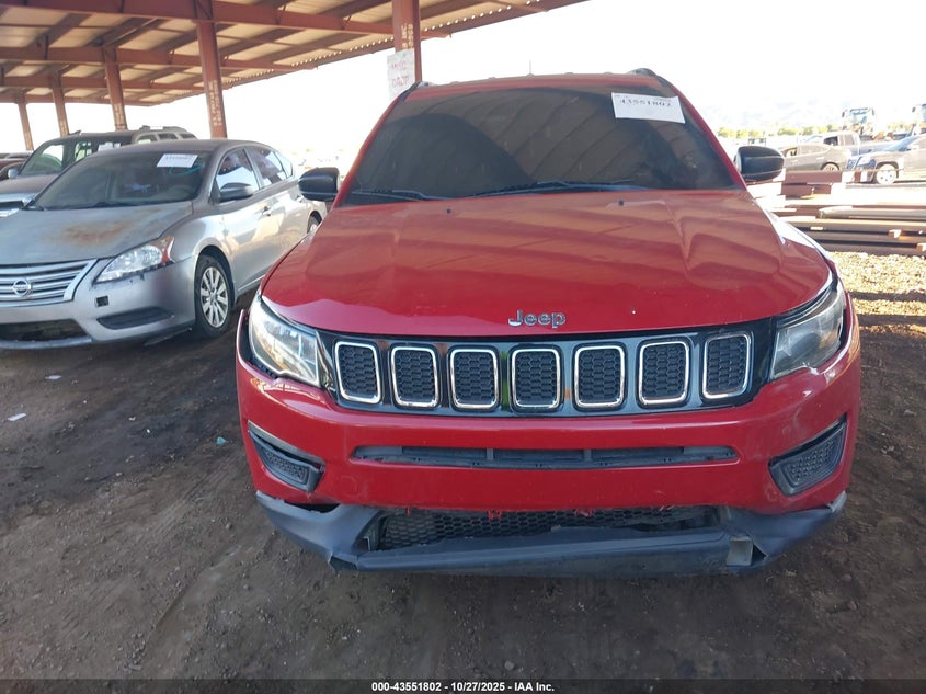 2018 Jeep Compass Sport VIN: 3C4NJCAB8JT471578 Lot: 43551802