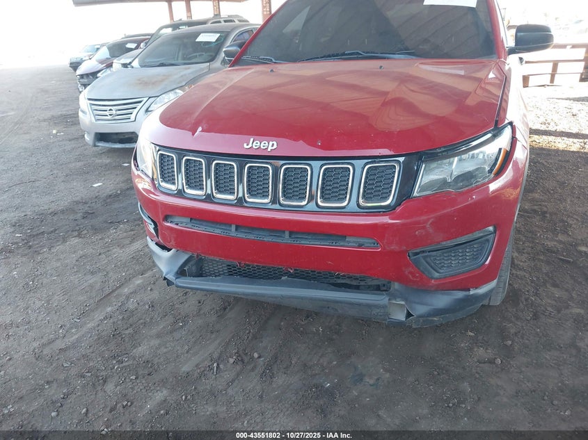 2018 Jeep Compass Sport VIN: 3C4NJCAB8JT471578 Lot: 43551802