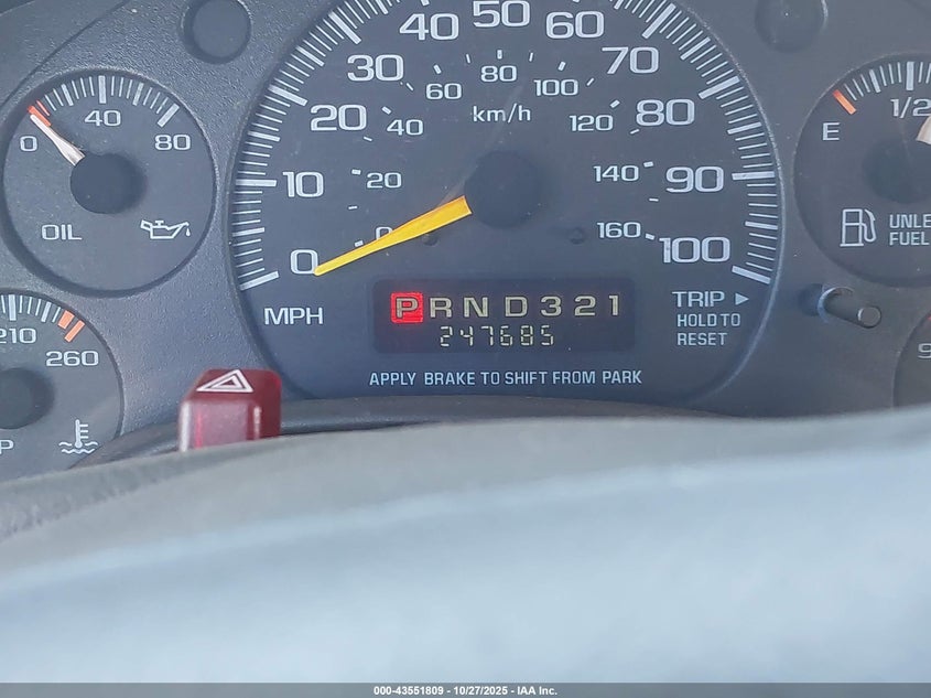 2001 Chevrolet Express VIN: 1GCHG35R511140368 Lot: 43551809