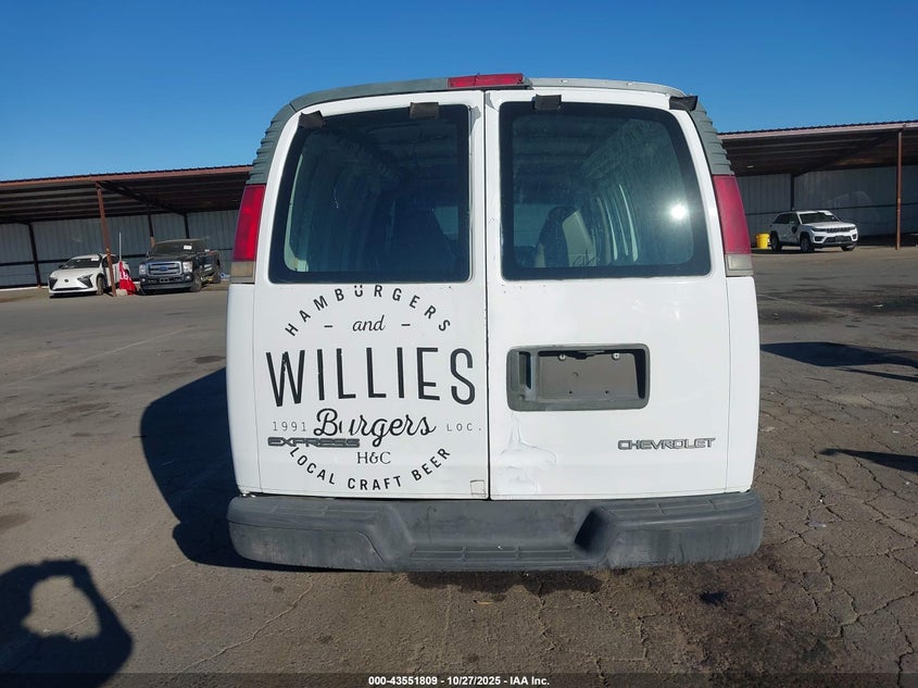 2001 Chevrolet Express VIN: 1GCHG35R511140368 Lot: 43551809