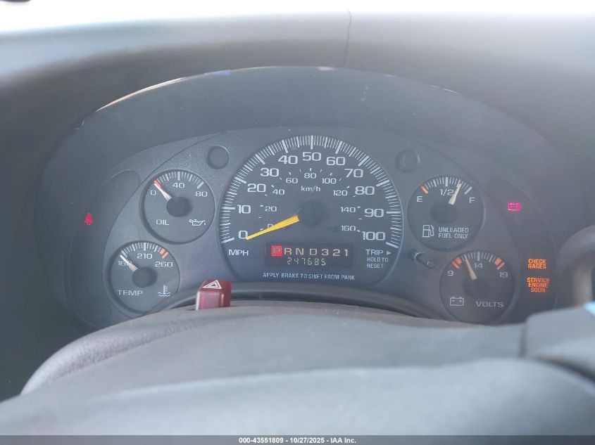 2001 Chevrolet Express VIN: 1GCHG35R511140368 Lot: 43551809